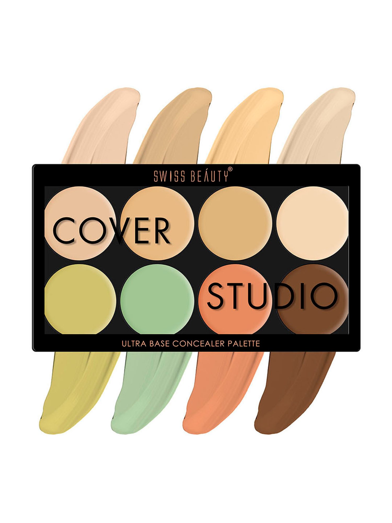SWISS BEAUTY Cover Studio Ultra Base Concealer Palette Shade 3 - 19 gm