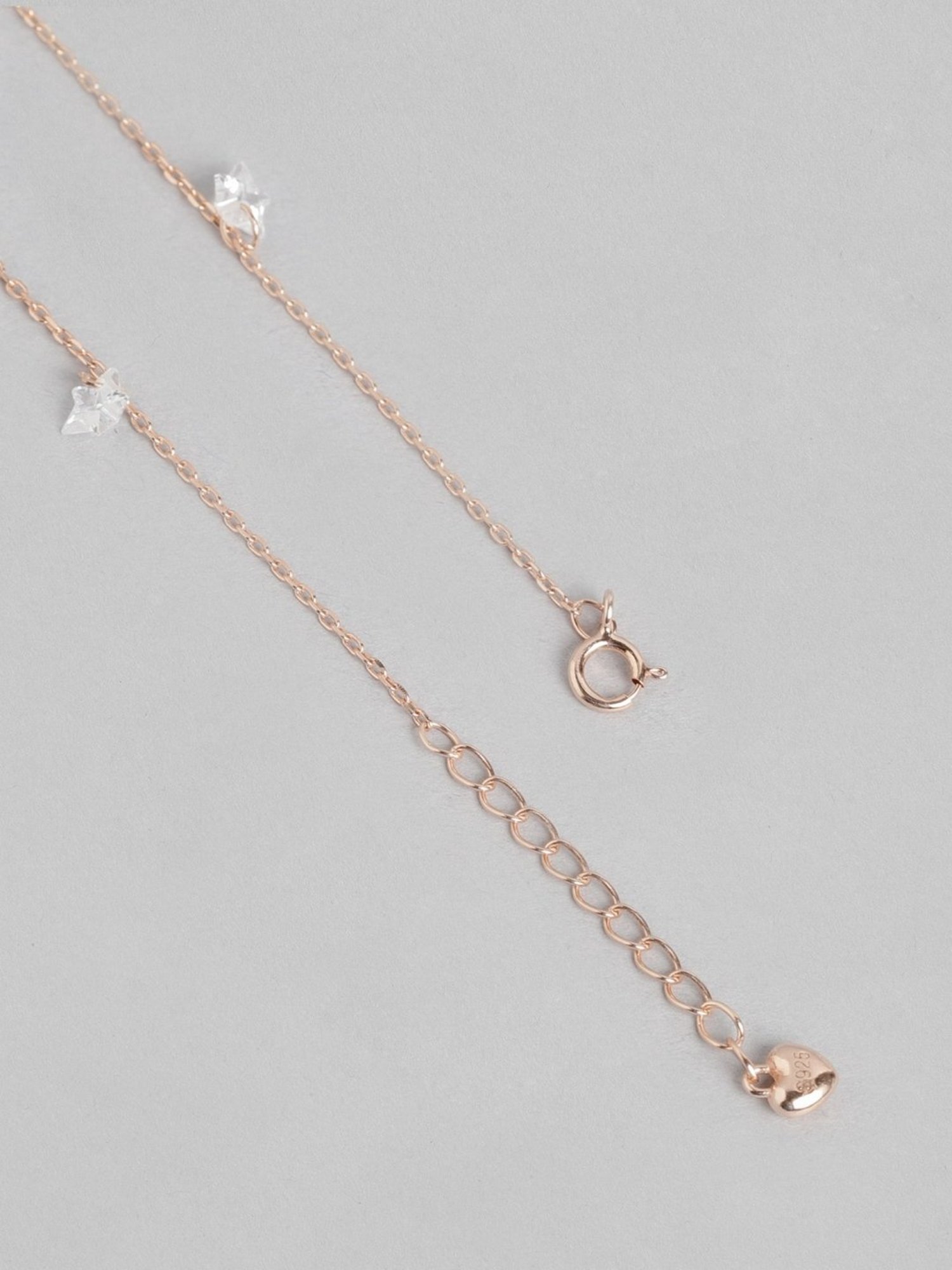 Silberry 92.5 Sterling Silver Isabelle Anklet