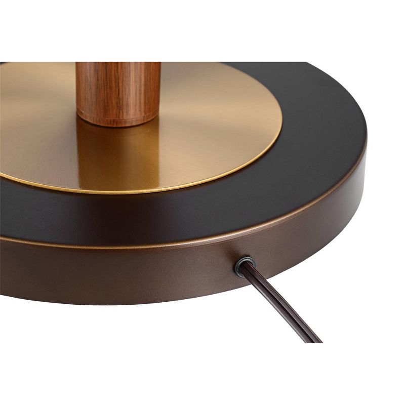 Franklin Iron Works Gentry Oil-Rubbed Bronze Downbridge Arc Floor Lamp