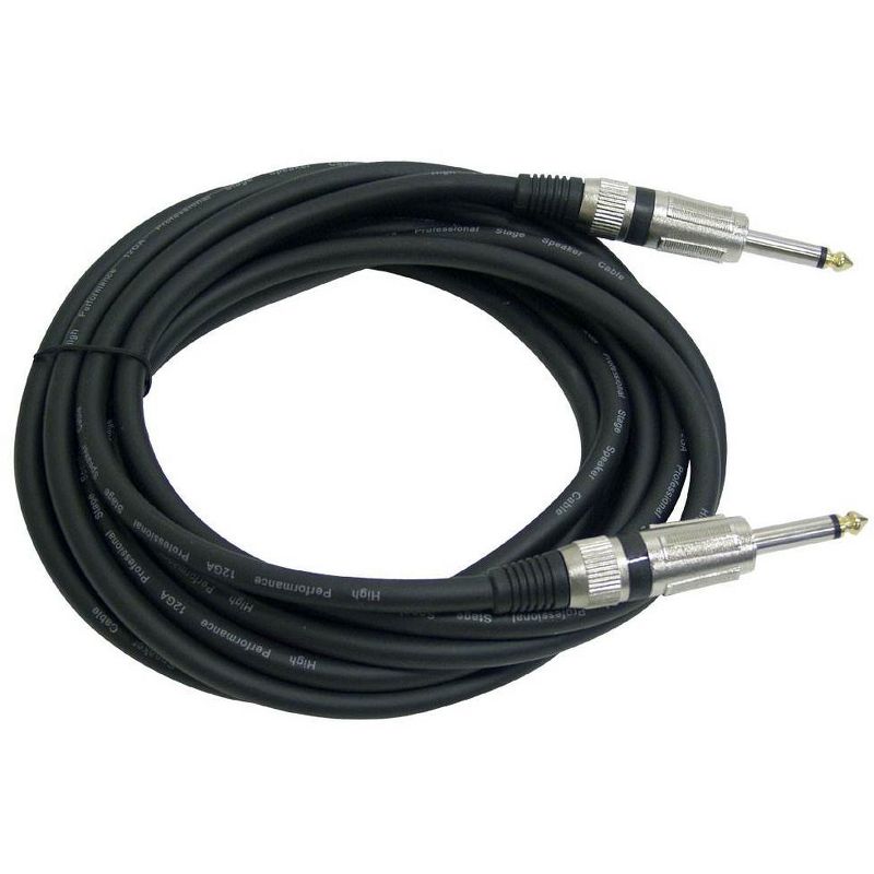 Pyle Pro DJ PA Speaker Monitor Pole Mount Stands + 0.25" Cable Kit (2 Pack)