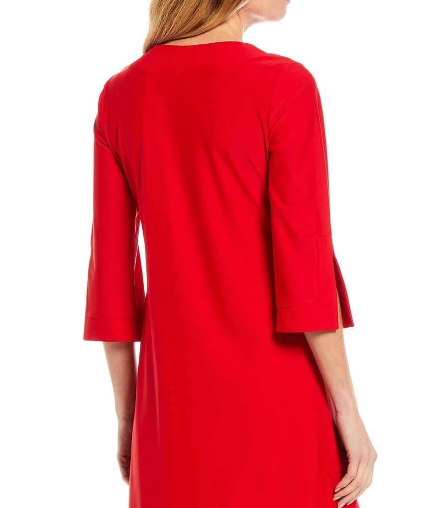 Jude Connally Megan Short Sleeve Split Round Neck Dress