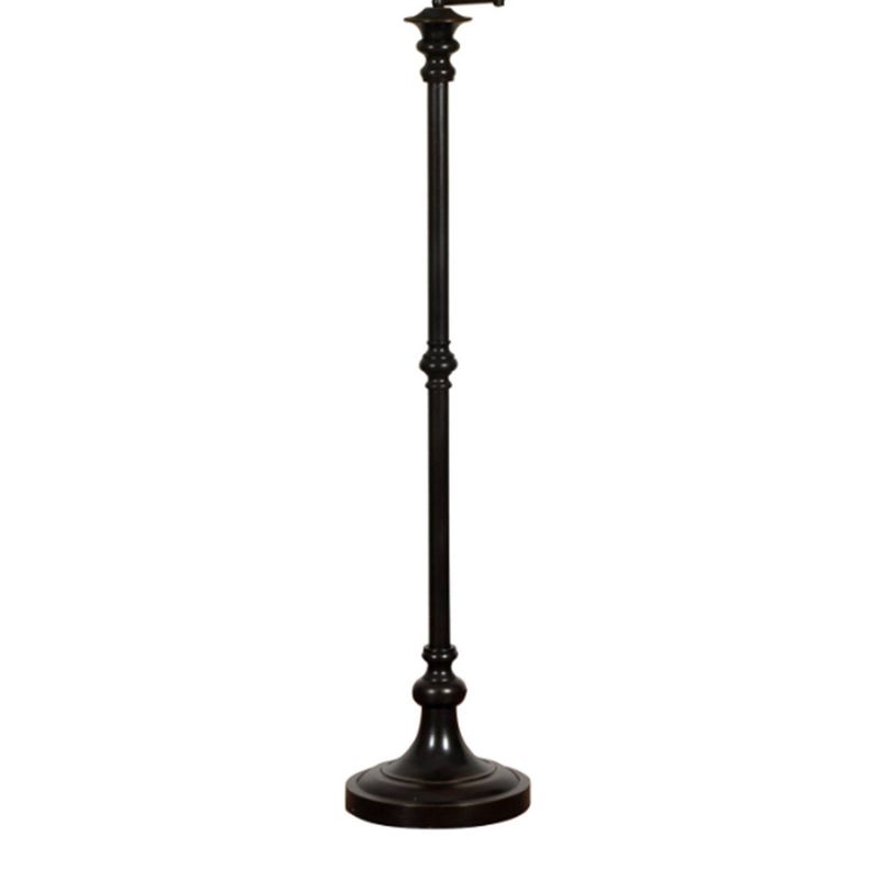 62" 3-way Swing Arm Floor Lamp Aged Bronze - StyleCraft