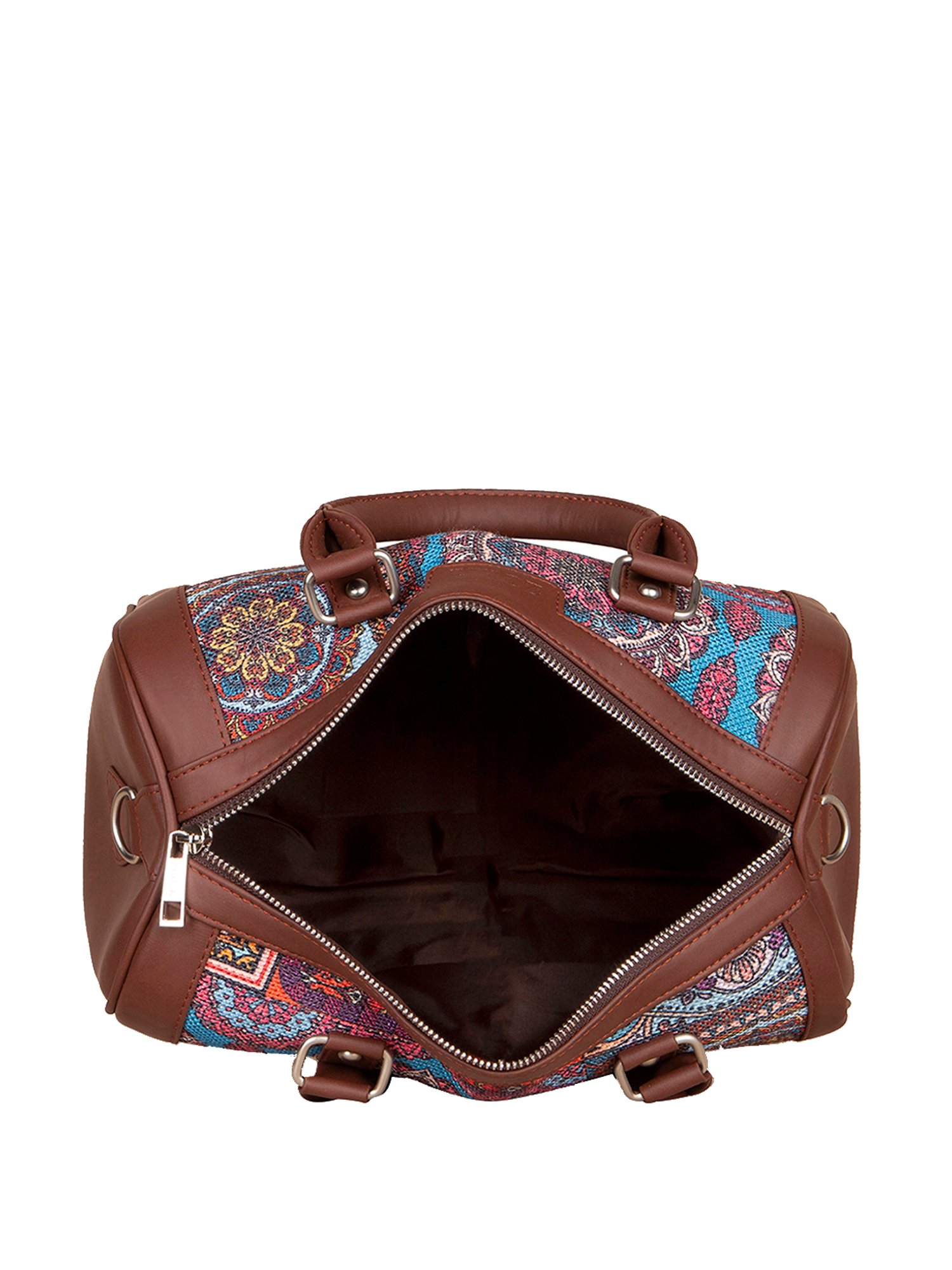 ZOUK Multicolor Printed Medium Handbag