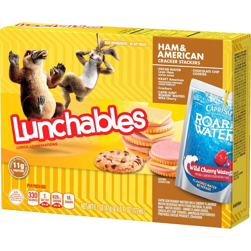 Oscar Mayer Lunchables Ham & American Funpack - 3.1oz