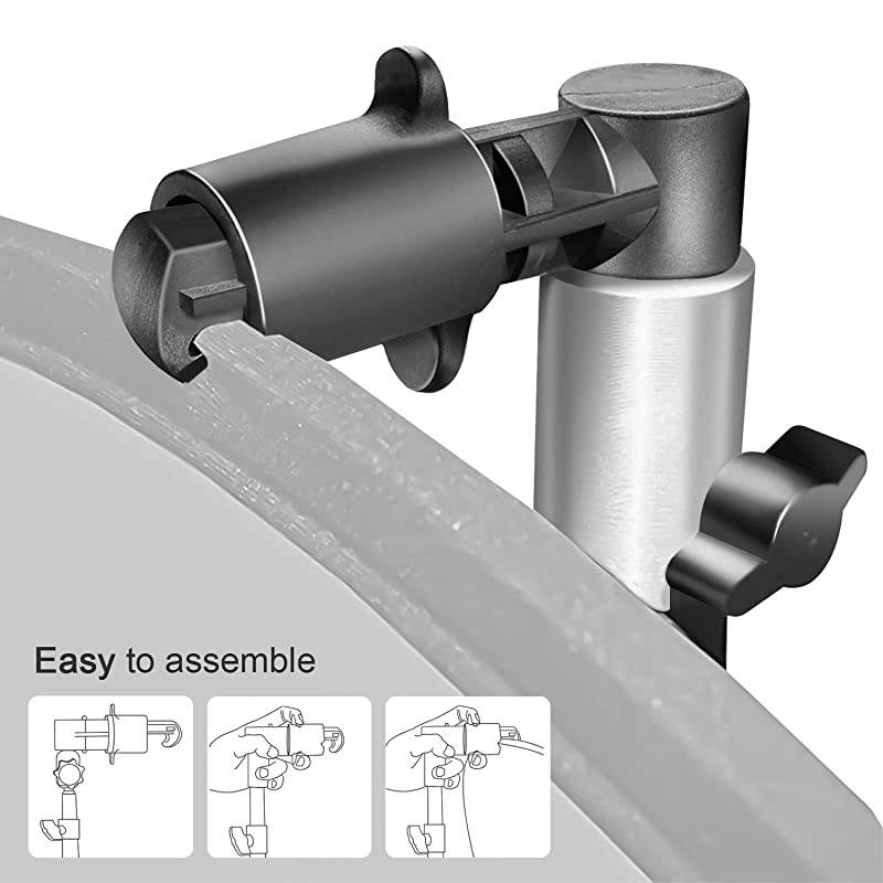 Photo Video Photography Studio Reflector Disc Holder Clip for Light Stand AGG1411