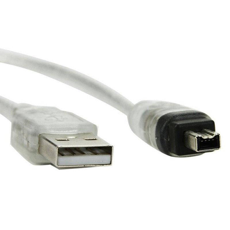 USB Male to Firewire IEEE 1394 4 Pin Male iLink Adapter Cord firewire 1394 Cable