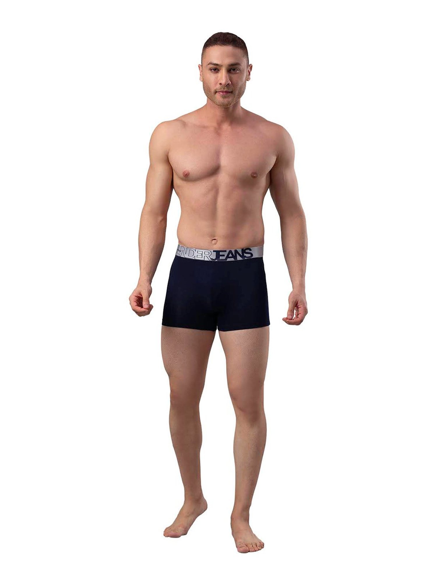 UnderJeans by Spykar Navy Trunks