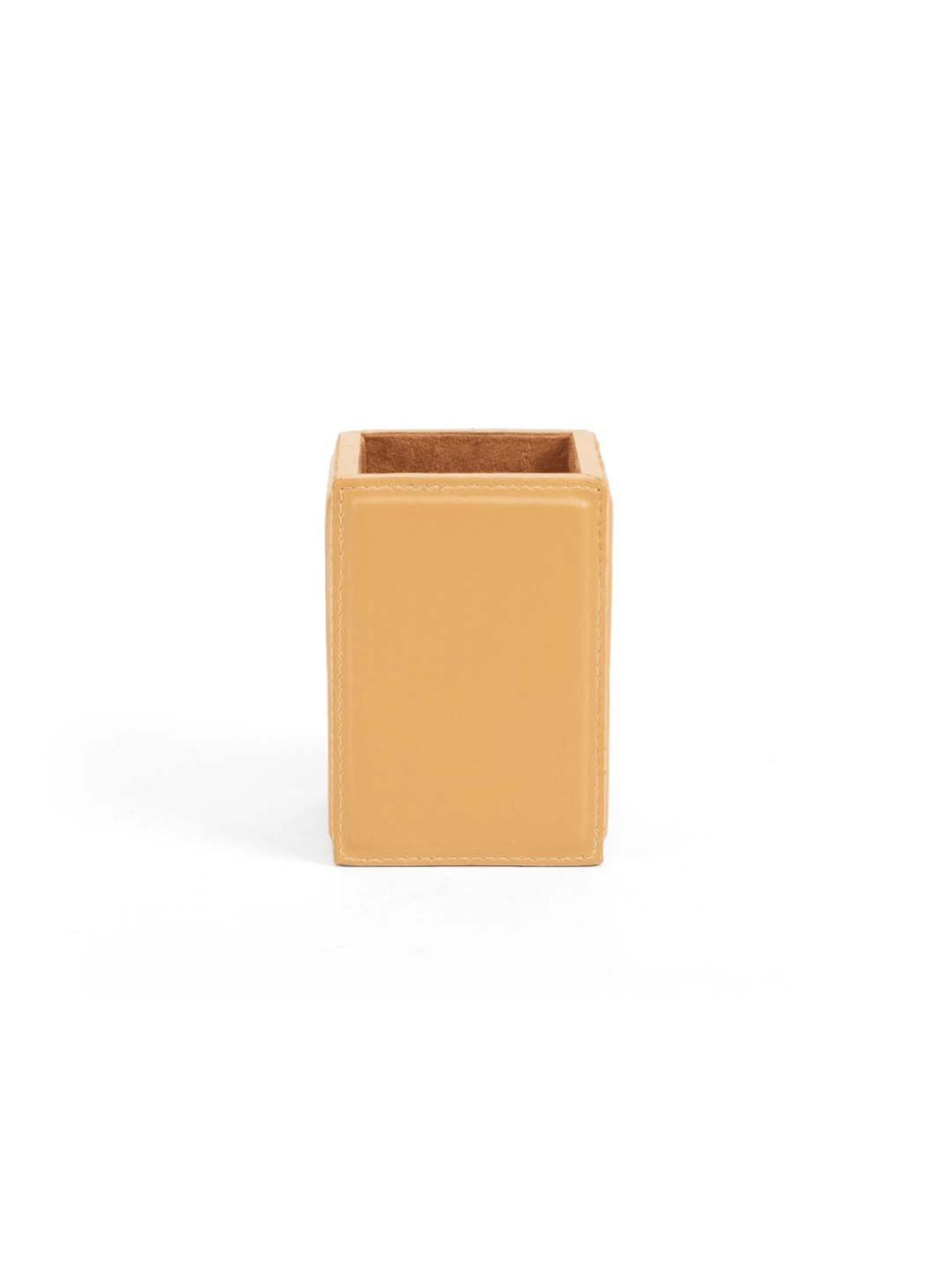 Home4U 'Gentile' Light Brown MDF Brush Holder - Set of 1