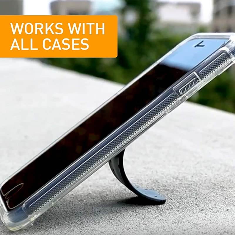 WINGBACK | Pop Up Phone Grip & Stand for Phones and Tablets (Black)