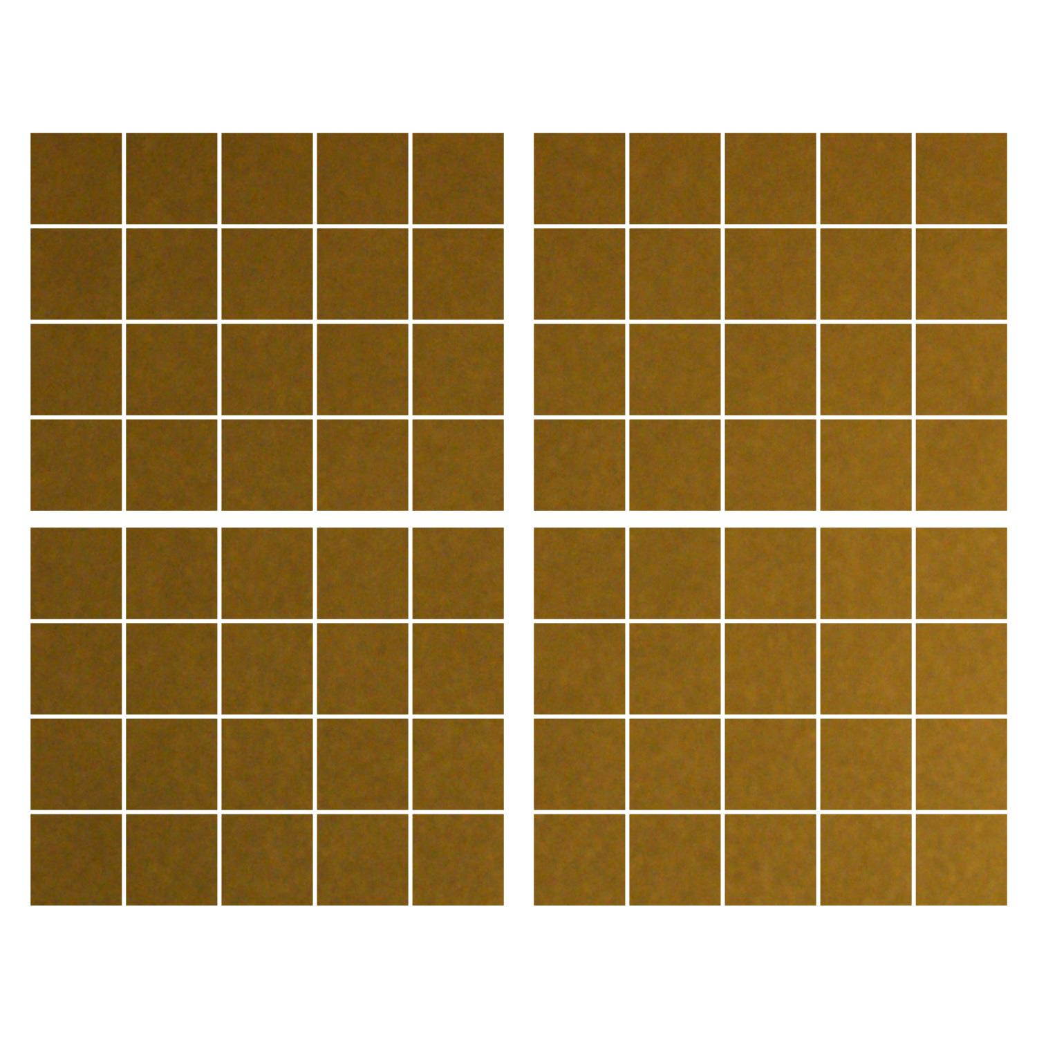 LiteMark 5.5 Inch Golden Yellow Square Decals - Pack of 8