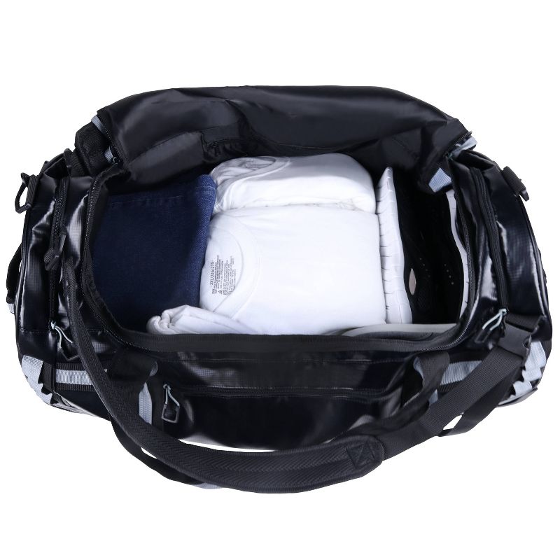 Skyline 30" Rolling Duffel Bag - Coated Premium Black/Gray