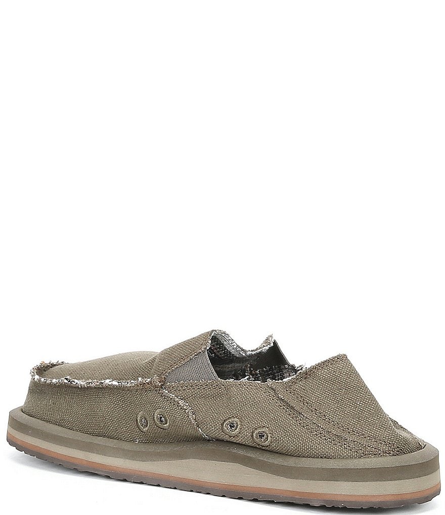 Sanuk Men's Vagabond ST Hemp Slip-On Shoes