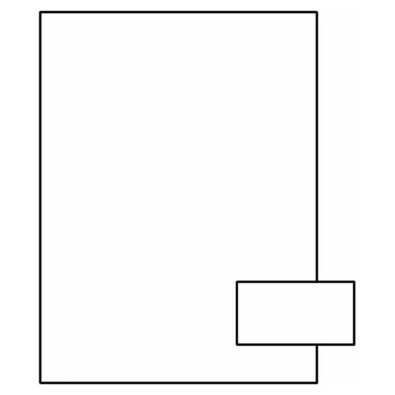 Card Stock, 8-1/2" x 11", 80#, Bright White (96% Brightness), Acid Free, Smooth Imaging Finish (Box of 250)