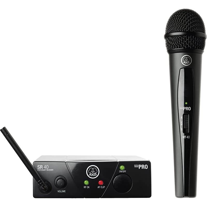 WMS40MINI Vocal Set Band US25B Wireless Microphone System with SR40 Receiver and PT40 Mini Pocket Transmitter