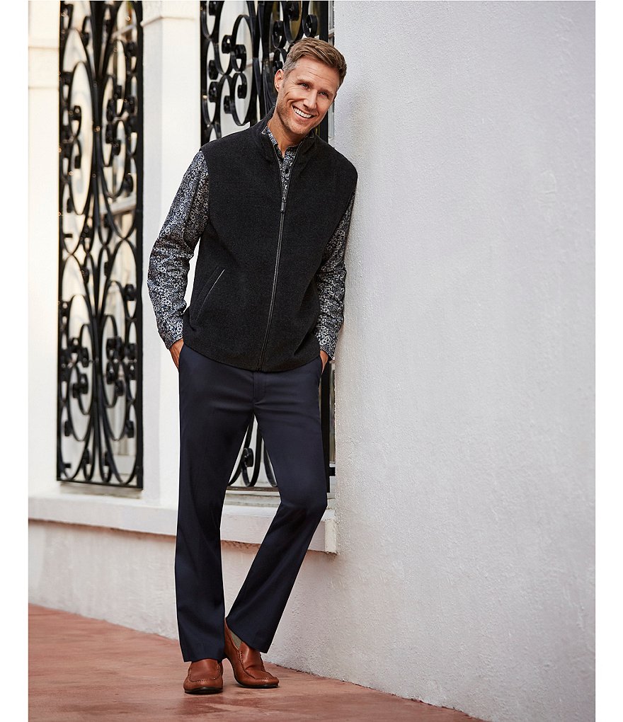 Daniel Cremieux Signature Solid Classic-Fit Flat-Front Dress Pants