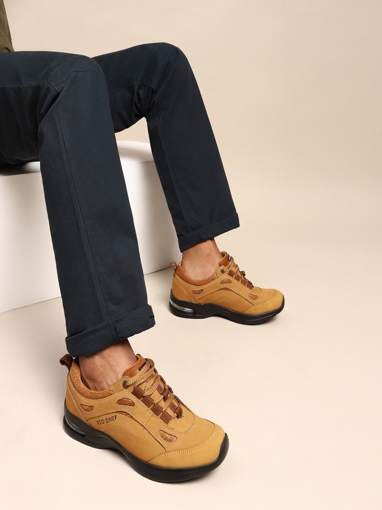 Red Chief Men's Tan Casual Shoes