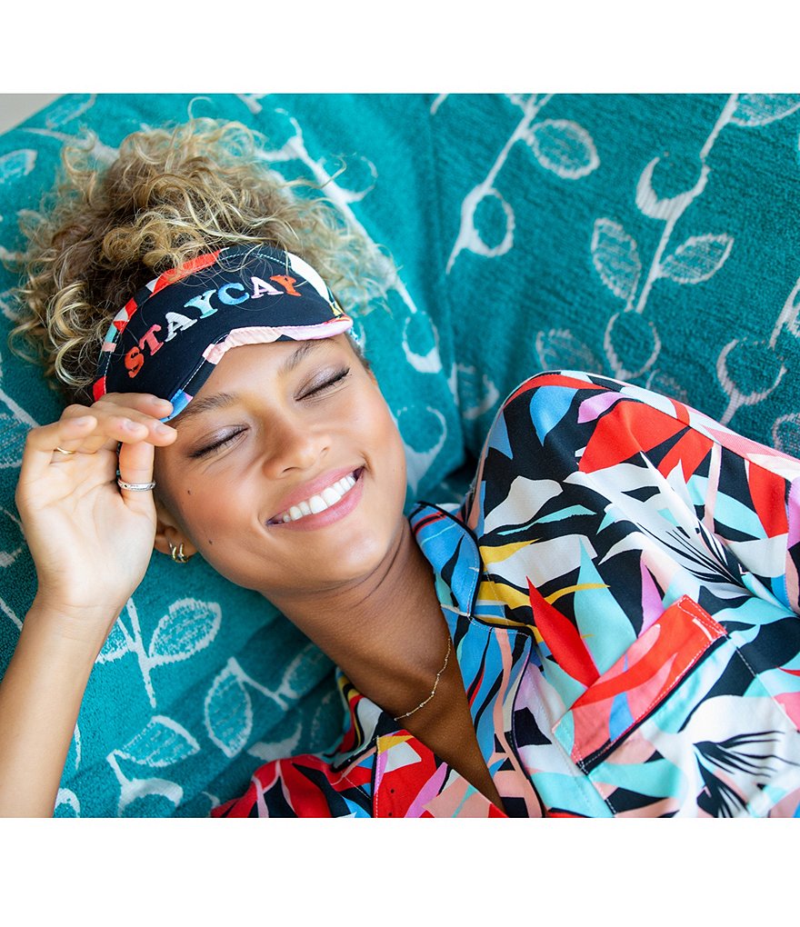 Cabernet Paisley Printed Woven Coordinating Pajama Set