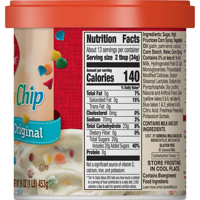 Betty Crocker Rainbow Chip Frosting - 16oz