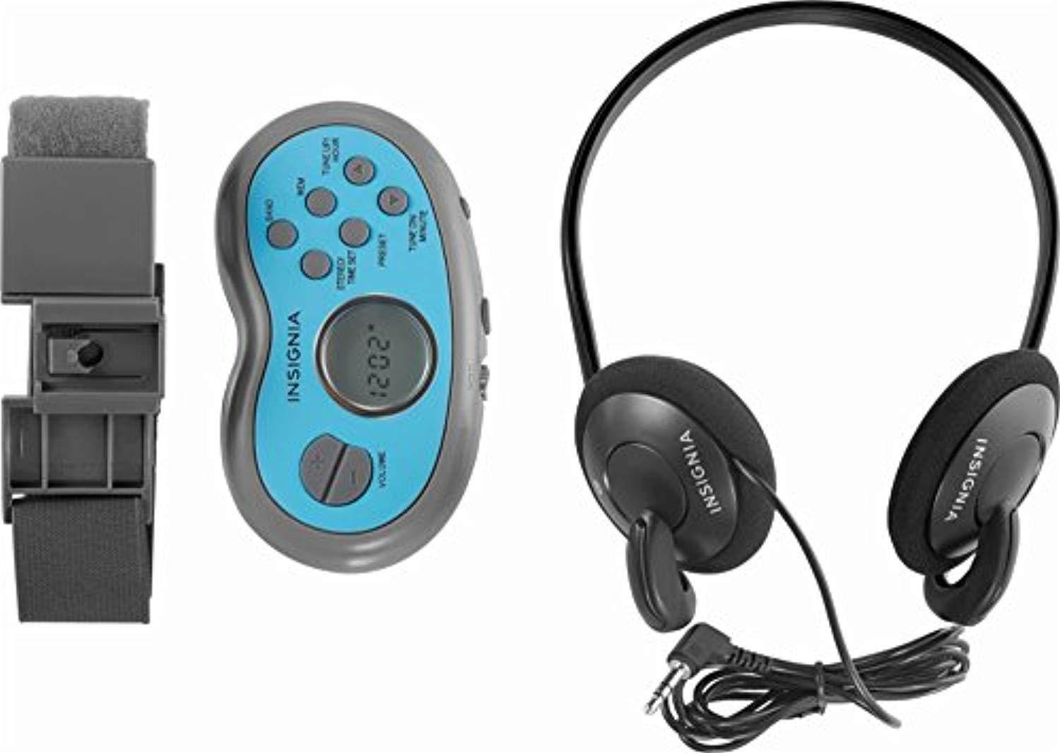 insignia ns-r5111a - portable digital am/fm radio - gray