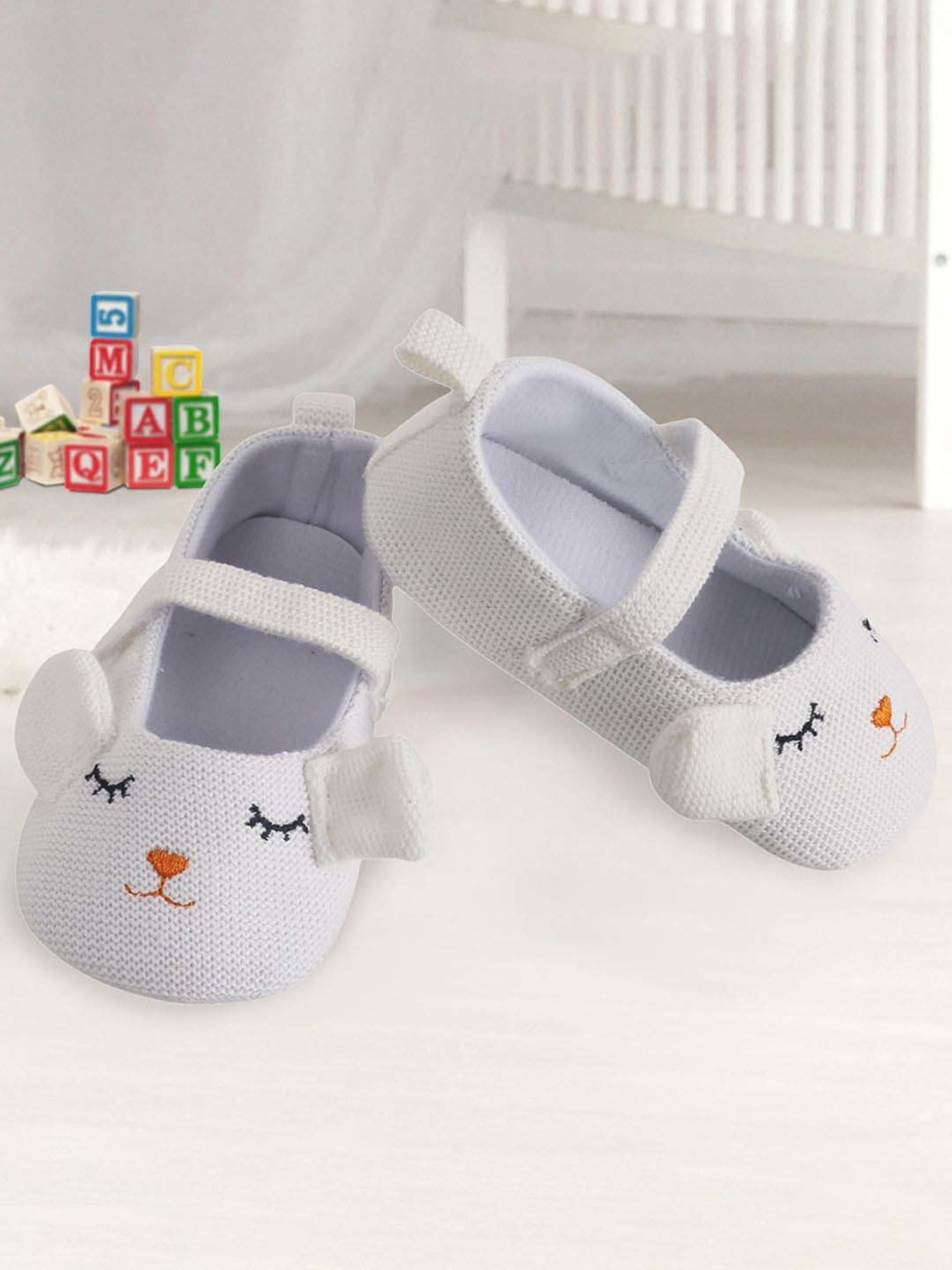 Baby Moo Kids Cream Casual Mary Jane Shoes