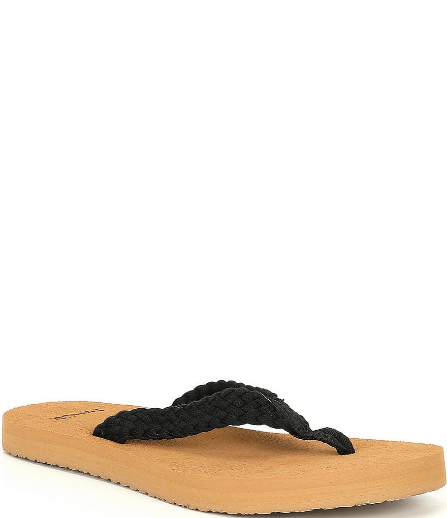 Sanuk Women's Stacker Braid Flip Flops