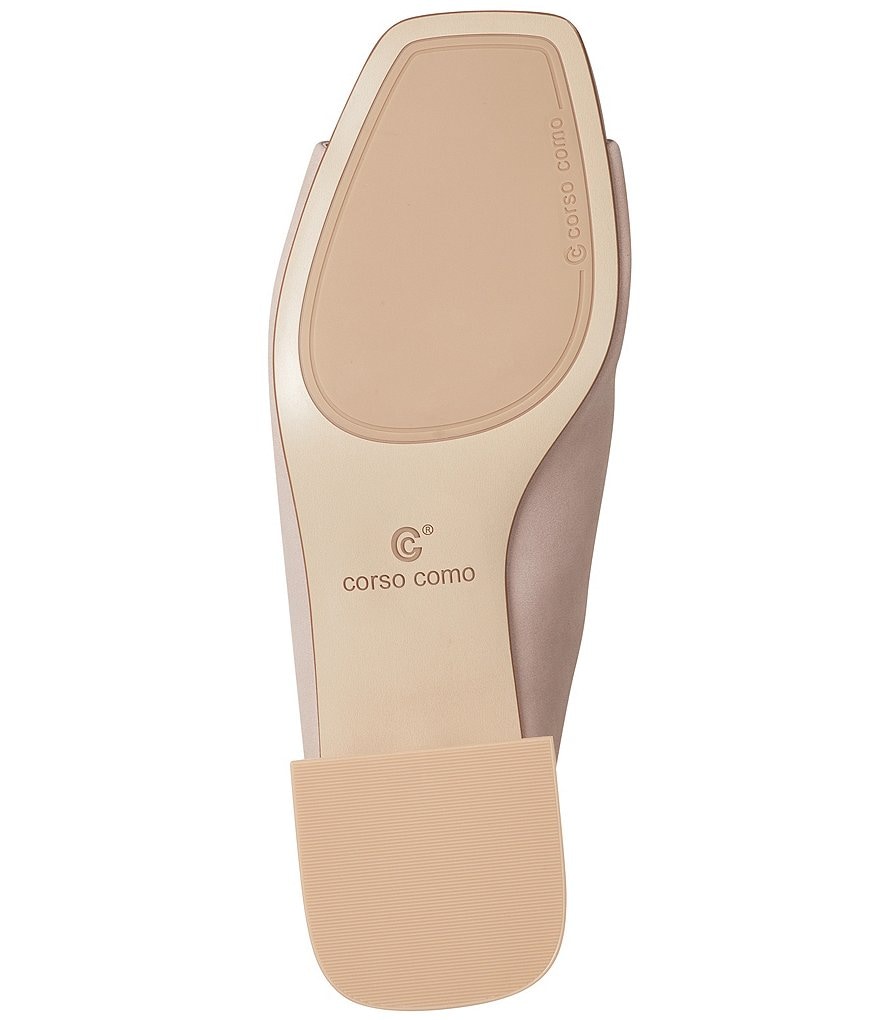 CC Corso Como Jacenia Nubuck Block Heel Mules