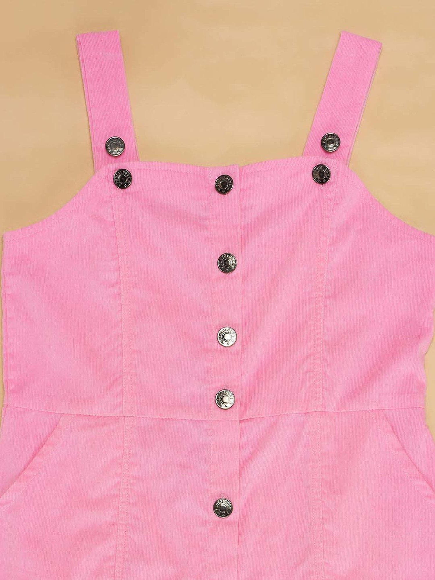 Pantaloons Junior Pink Regular Fit Dress