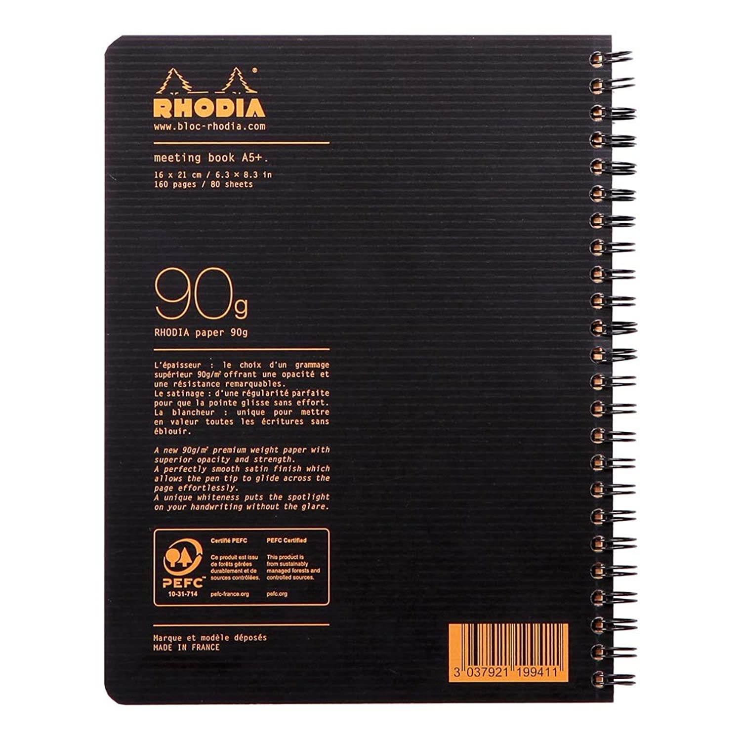 Rhodia PP Wirebound Meeting Book, A5