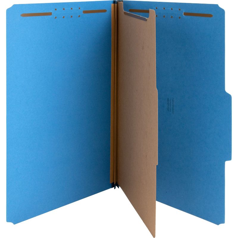 Nature Saver Classification Folders 1 Div 2" Exp. Legal 10/BX Dk. BE SP17221