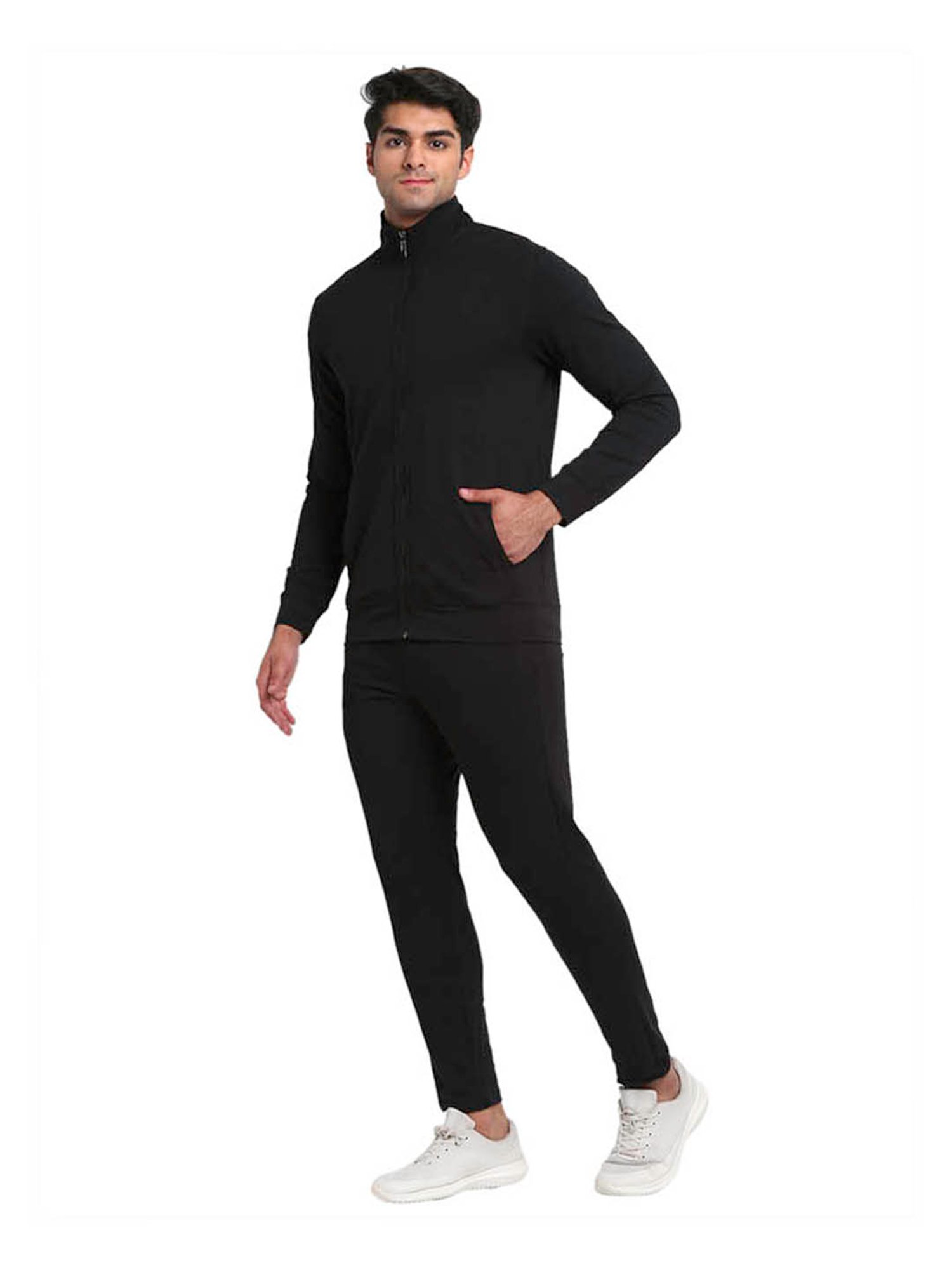 Global Republic Black Printed Tracksuit