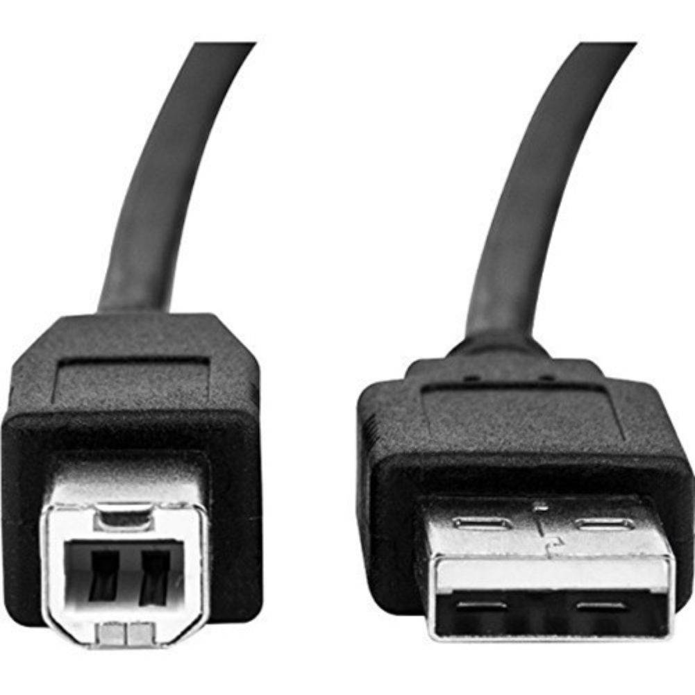 Rocstor Y10C209-B1 15Ft Usb 2.0 Type A To Type B Male To Male Cable Black