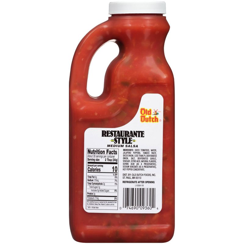 Old Dutch Restarante Style Medium Salsa - 32oz