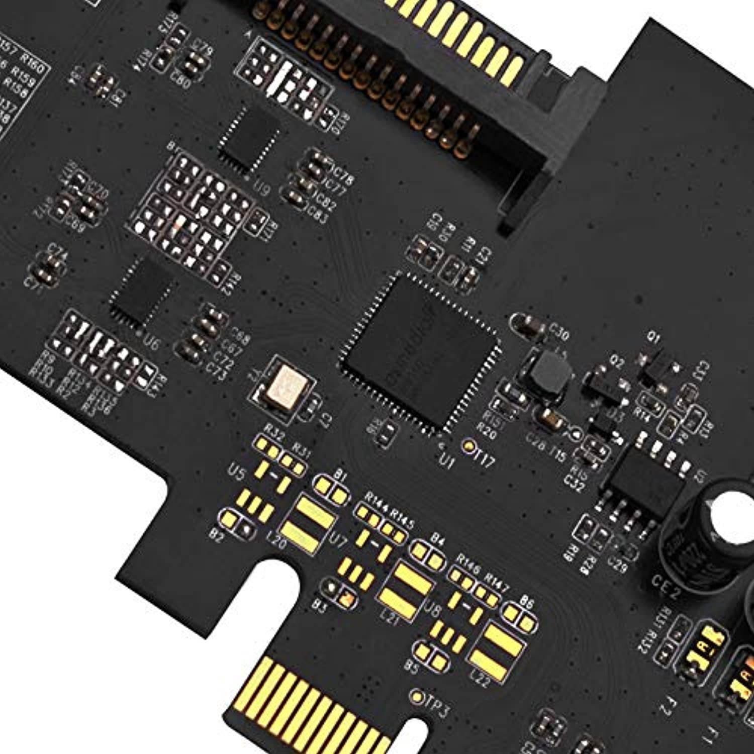SilverStone Technology SST-ECU04-E-USA USB 3.1 Gen2 PCIe Card with Internal 19Pin Connector Plus Pericom Redriver Ecu04-E-USA (SST-ECU04-E-USA)