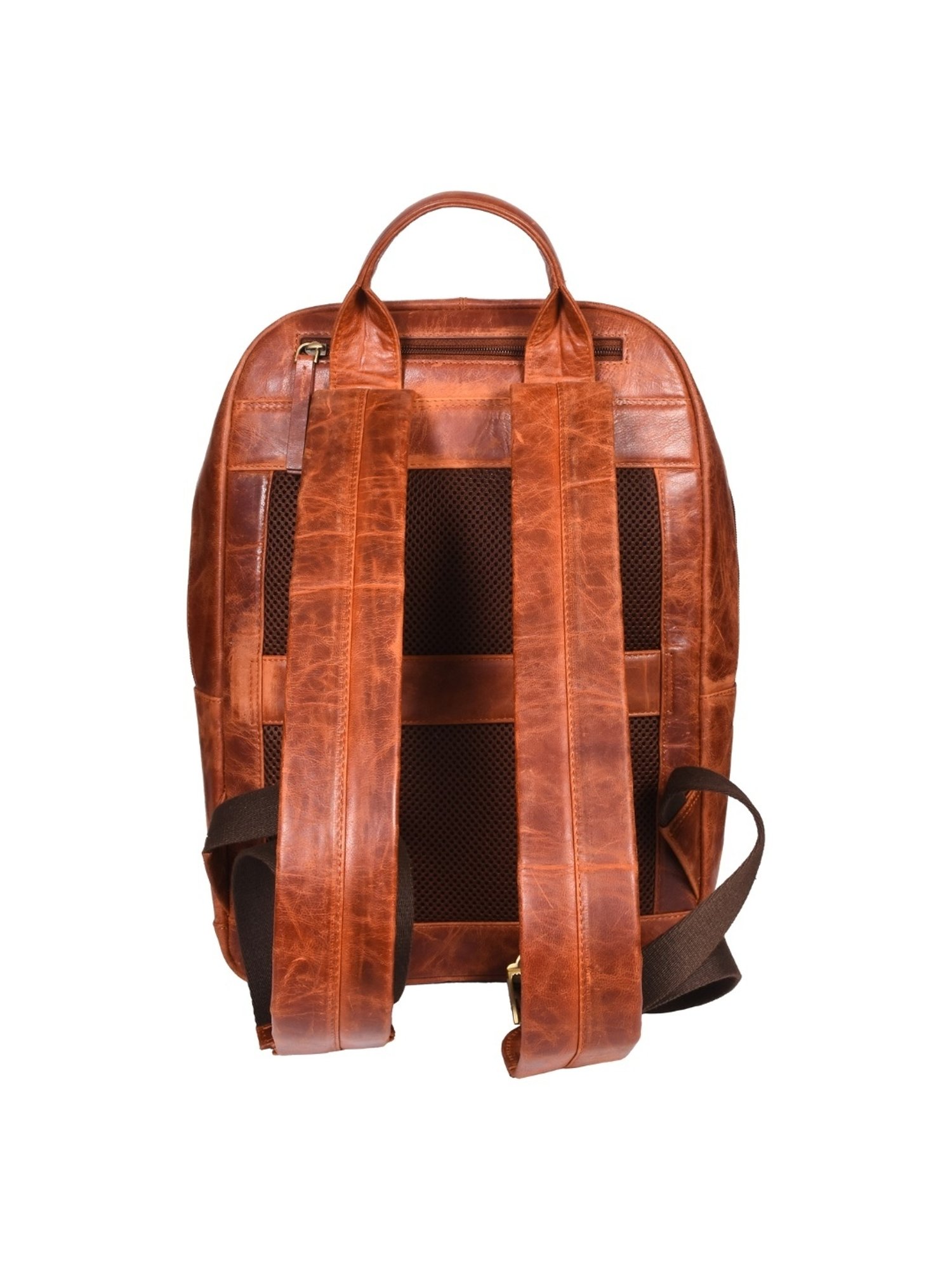 SASSORA UNFOLD Tan Leather Medium Messenger Bag