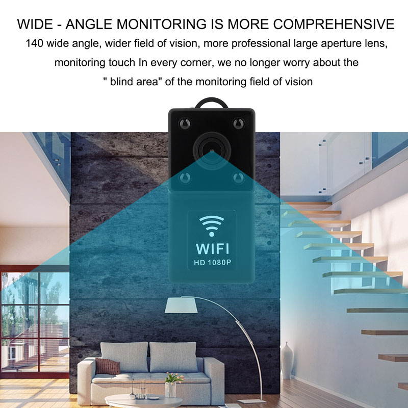 Mini WiFi Camera HD 1080P Sports Camera Night Vision Home Monitoring Cam Wide Angle Motion Video Surveillance Camcorder L9