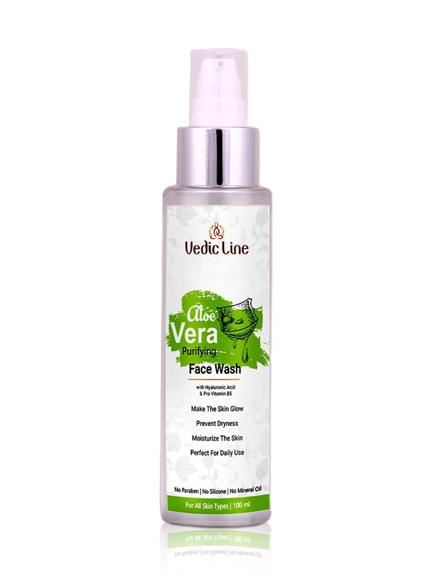 VEDIC LINE Aloe Vera Purifying Face Wash - 100 ml