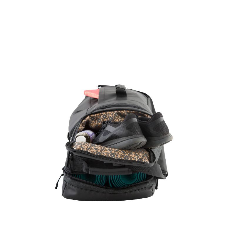 Mantisyoga Retreat Duffel Pack Exercise Bag - Black