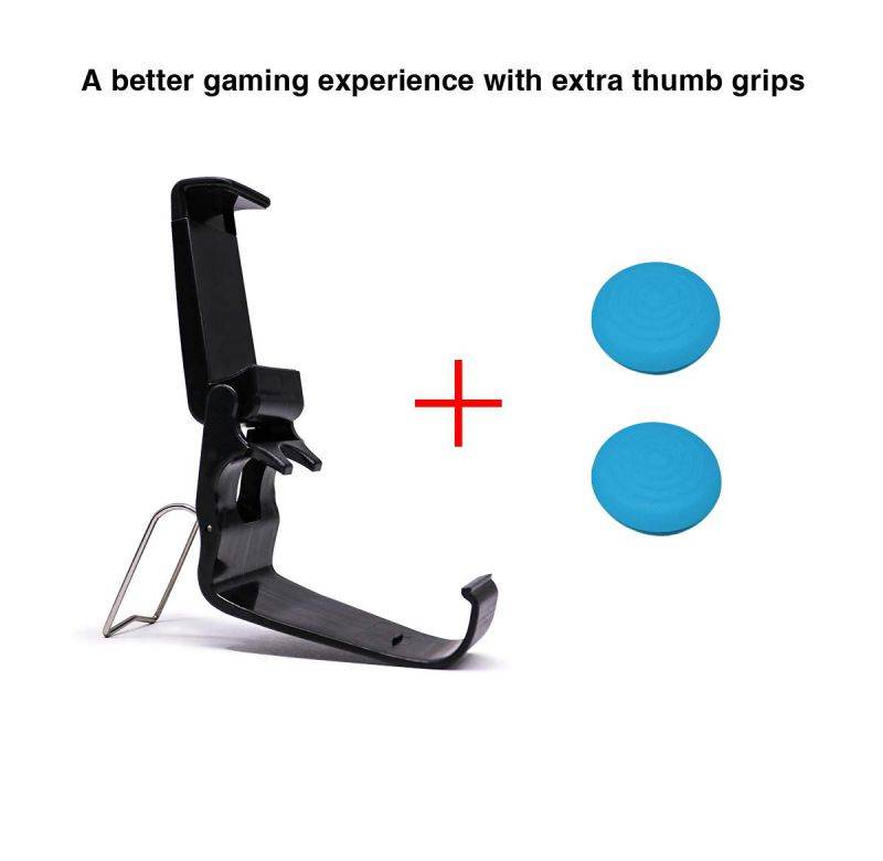 Dainslef Xbox/Xbox One Controller Phone Mount, Xbox Controller Holder for Phones, Cellphone Clip, Foldable ClampFor Microsoft Xbox One/Xbox One S/Steelseries Nimbus Duo(Clip Only)