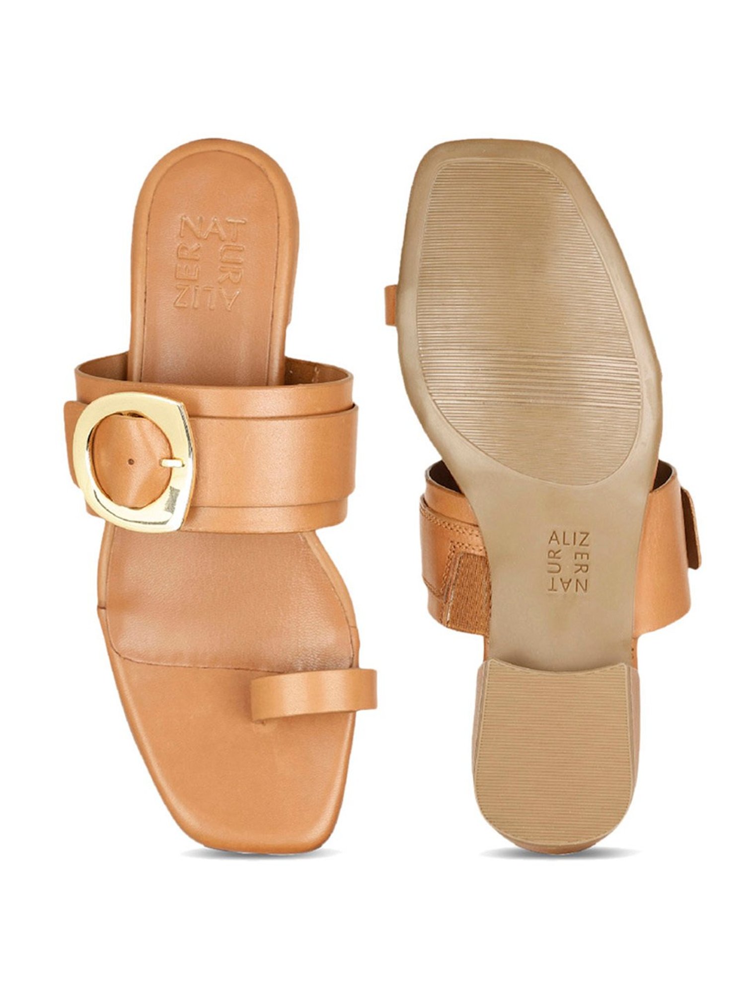 Naturalizer by Bata Women's Tan Toe Ring Sandals