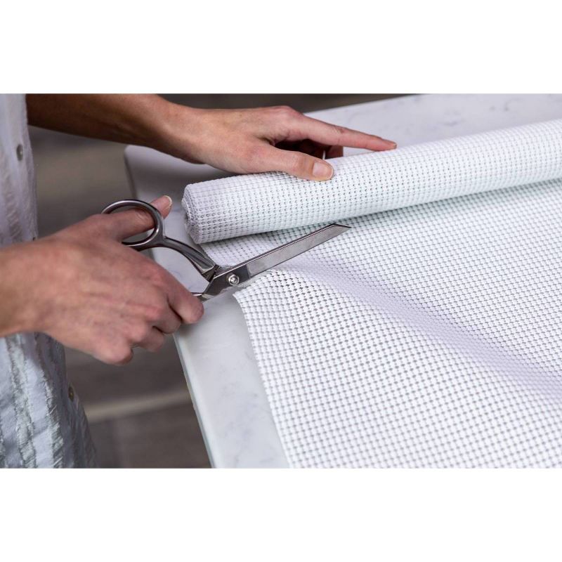 Duck Select Grip EasyLiner Non Adhesive Shelf and Drawer Liner, 12" x 20' White