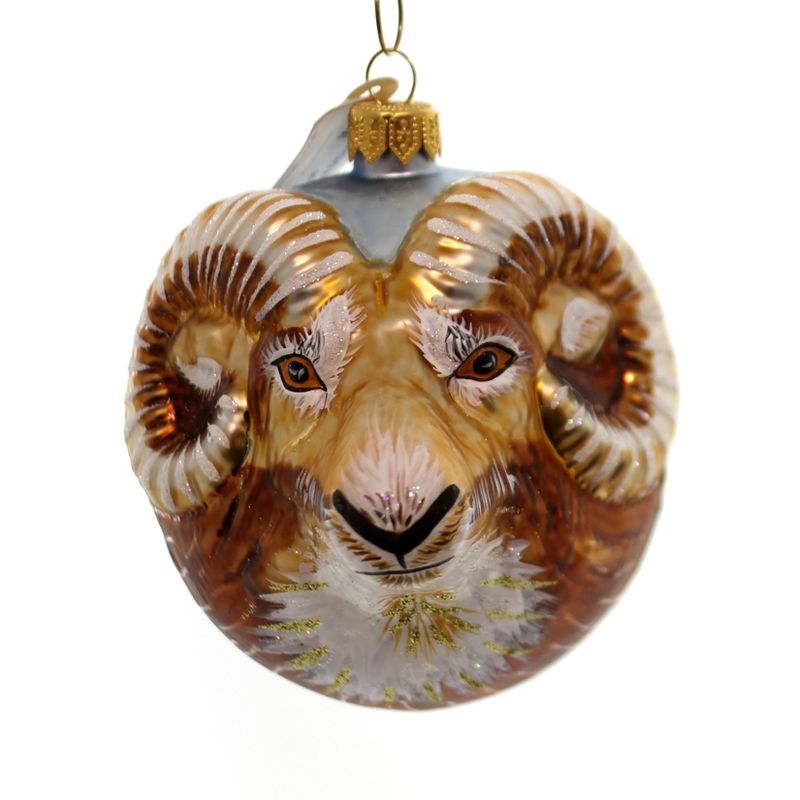 Christina's World 4.0" Ram Ornament Male Bighorn Sheep  -  Tree Ornaments