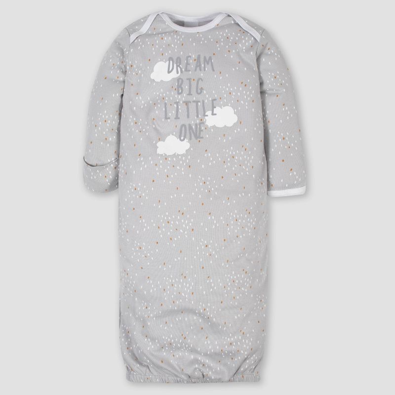 Gerber Baby 4pk Sheep Nightgown - White