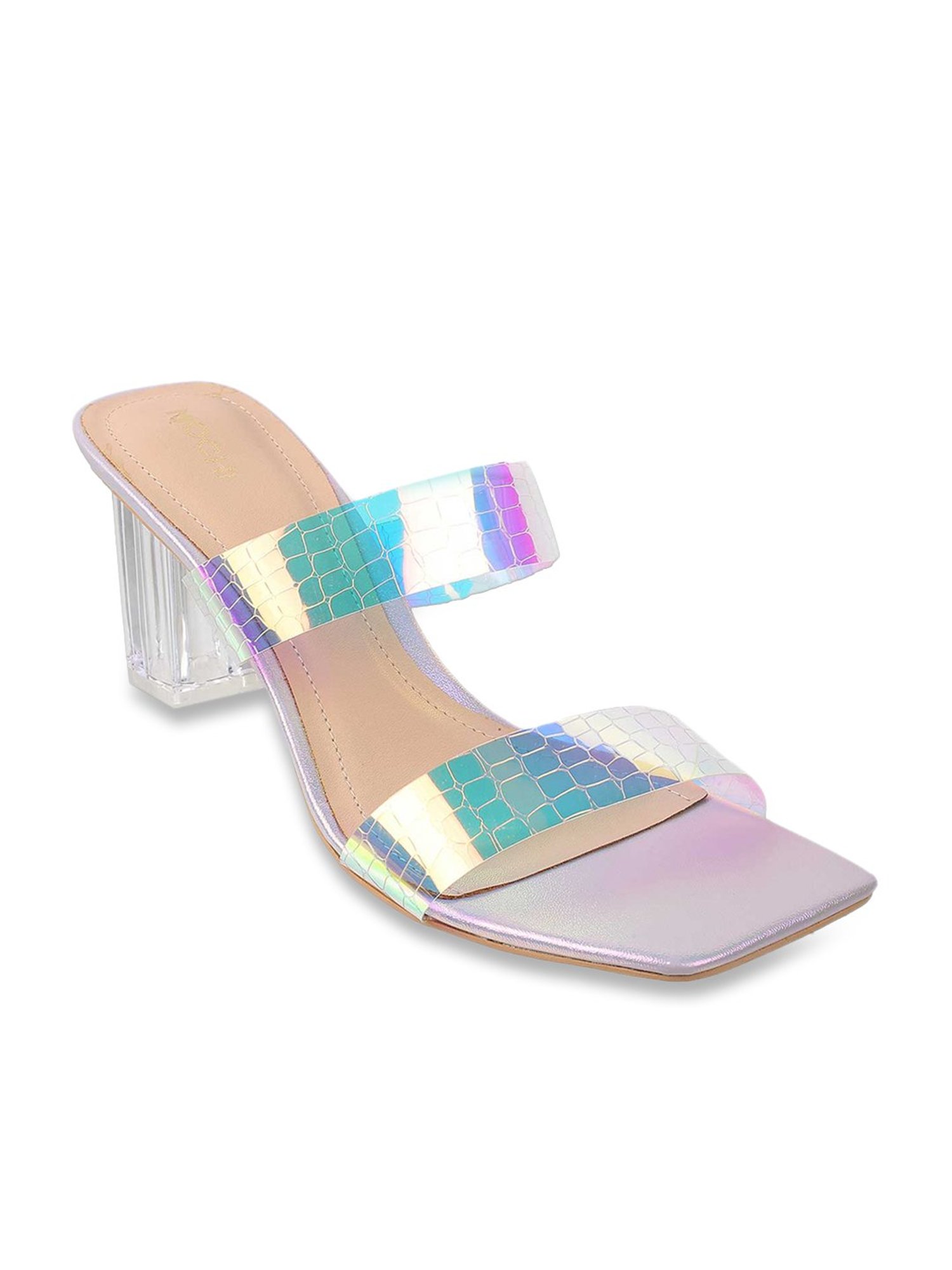 Mochi Women's Blue Casual Sandals