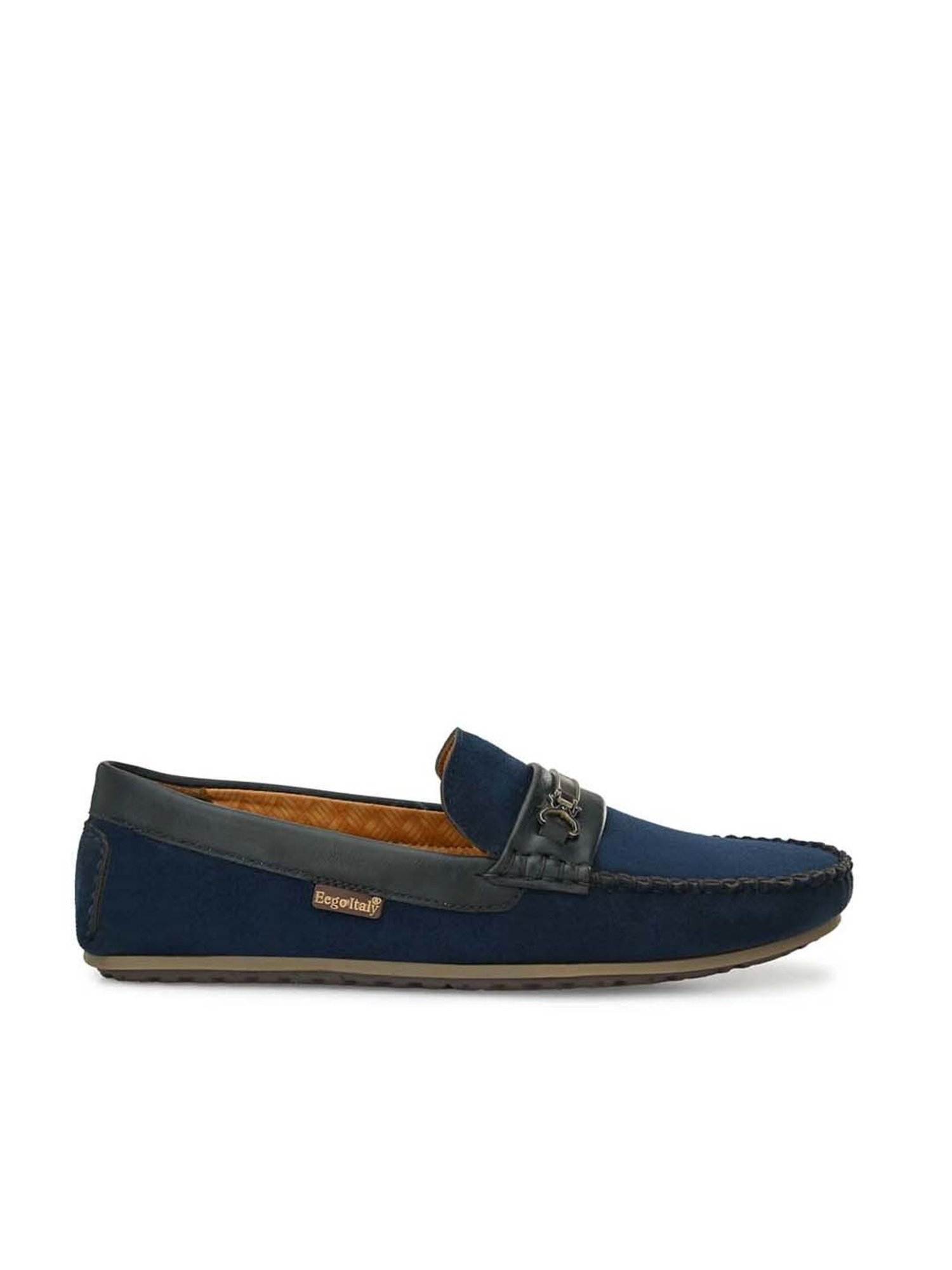 Eego Italy Men's Blue Casual Loafers