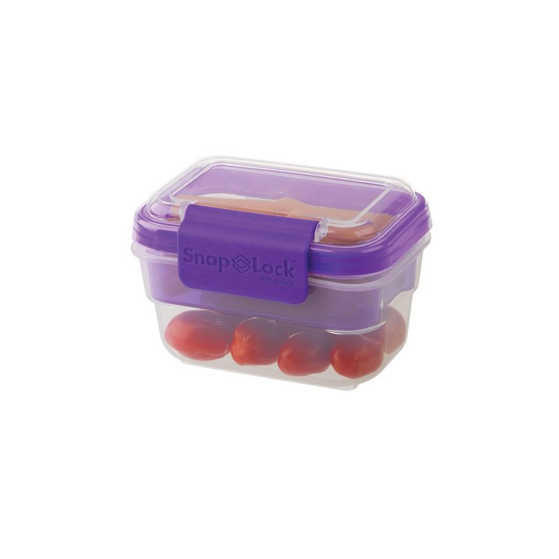 Progressive International Snaplock 2 Cup Capacity Snack To Go Plastic Container