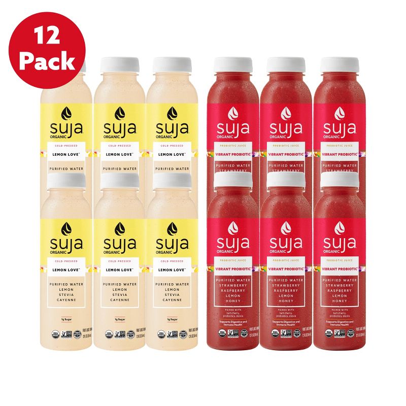 Suja Low Sugar Refreshers Pack - 12 fl oz/12ct