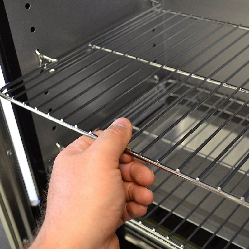 Smoke Hollow 36" Digital Electric Portable Backyard BBQ Smoker w/ Window, Black