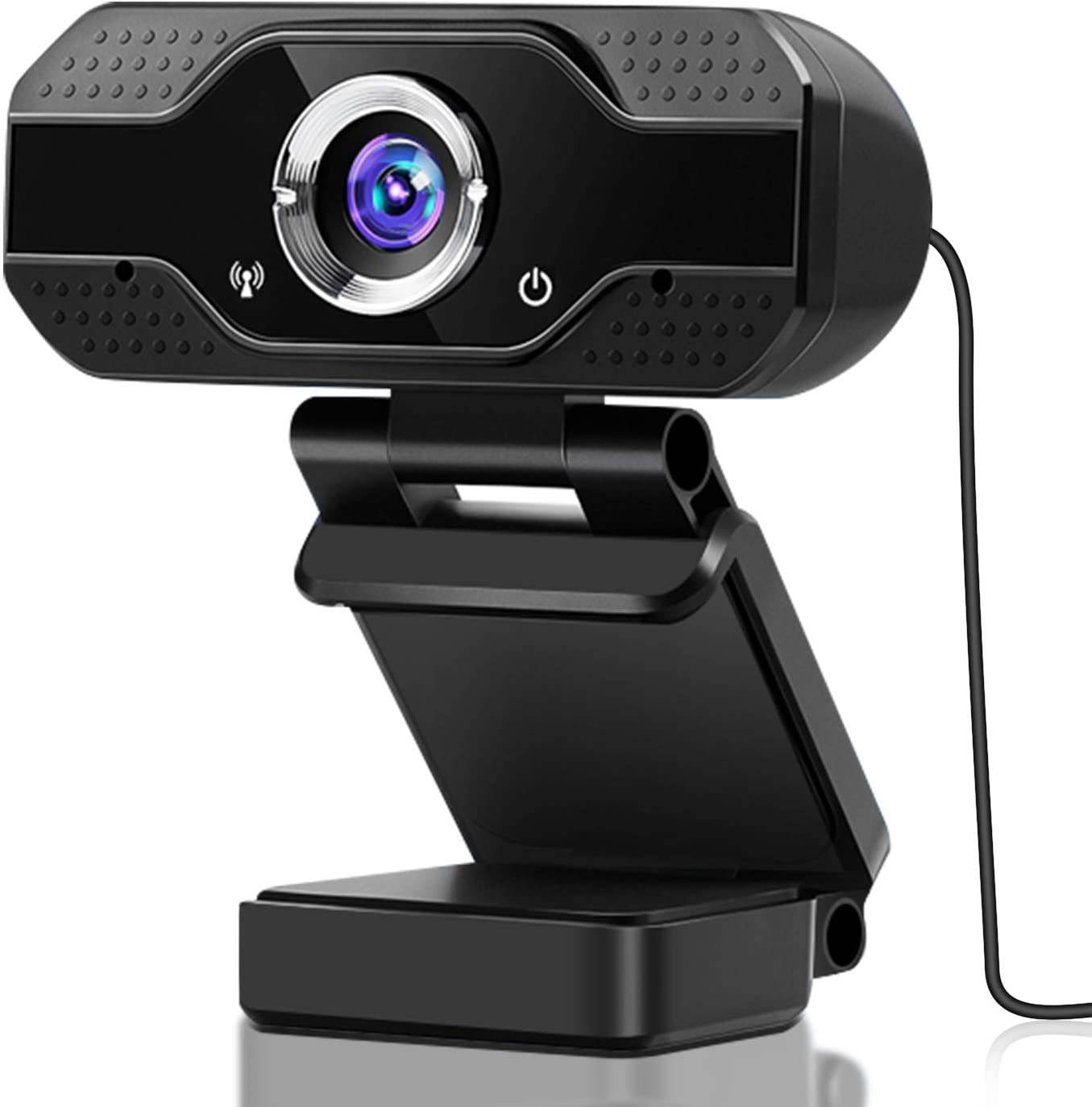 1080P HD Webcam  with Microphone - 2MP PC Skype Camera  for Video Calling, YouTube and Recording for Computer Laptop Desktop