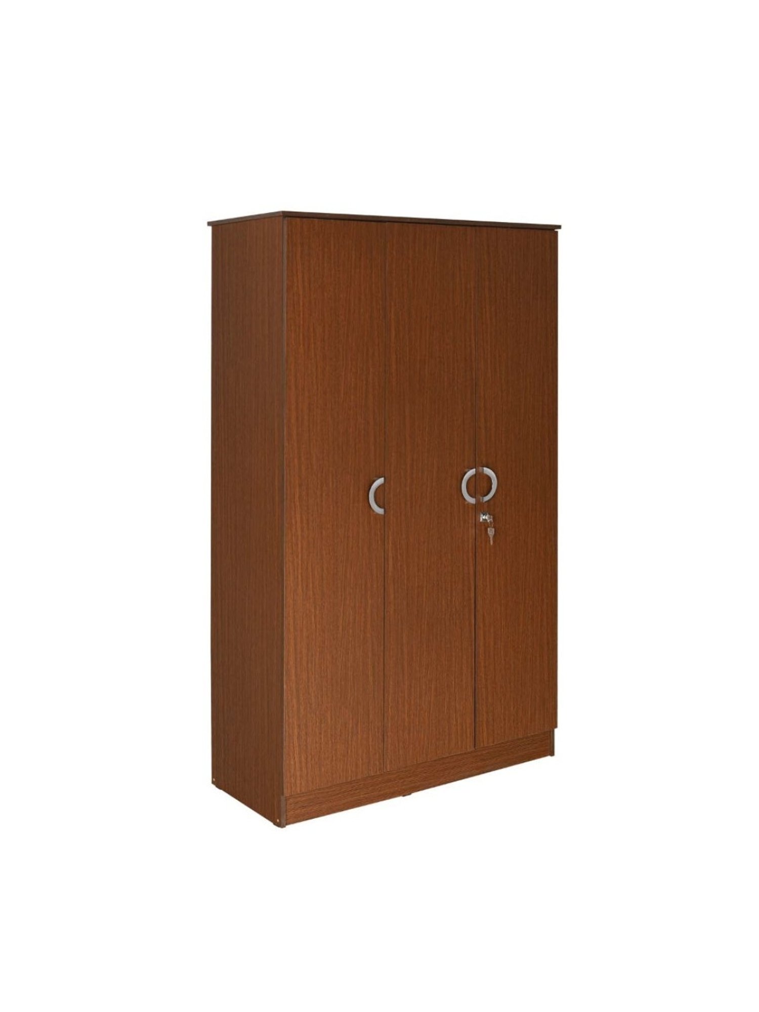 Godrej Interio Ewa Brown Engineered Wood 4 Door Wardrobe