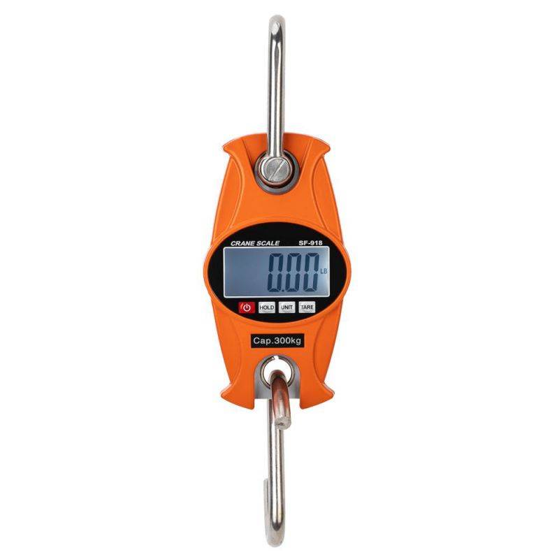 300 KG / 600 LBS Digital Hanging Scale / Mini Industrial Crane Scale + 2 Battery